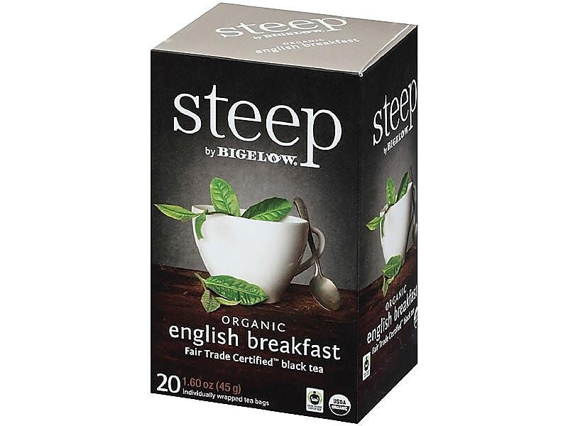 Steep English Breakfast Tea Bags, 20/Box