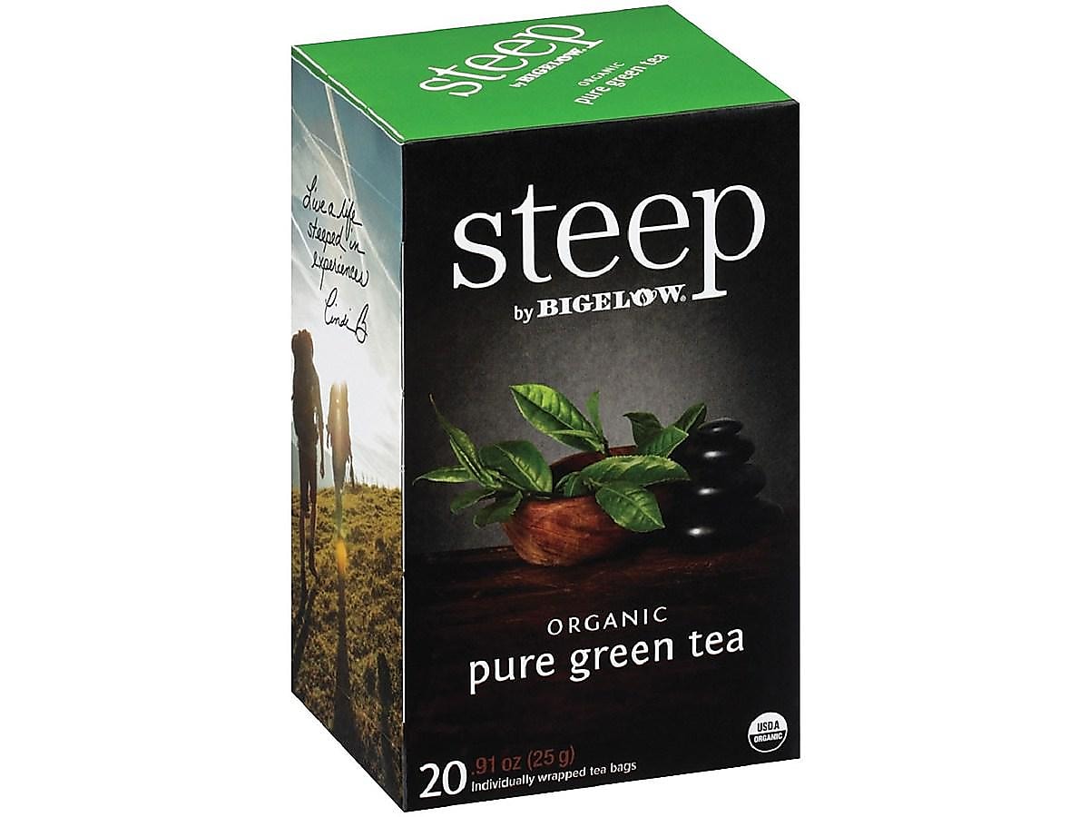 Steep Green Tea Bags, 20/Box