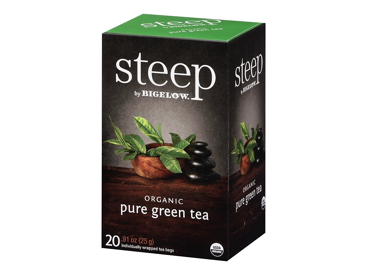 Steep Green Tea Bags, 20/Box