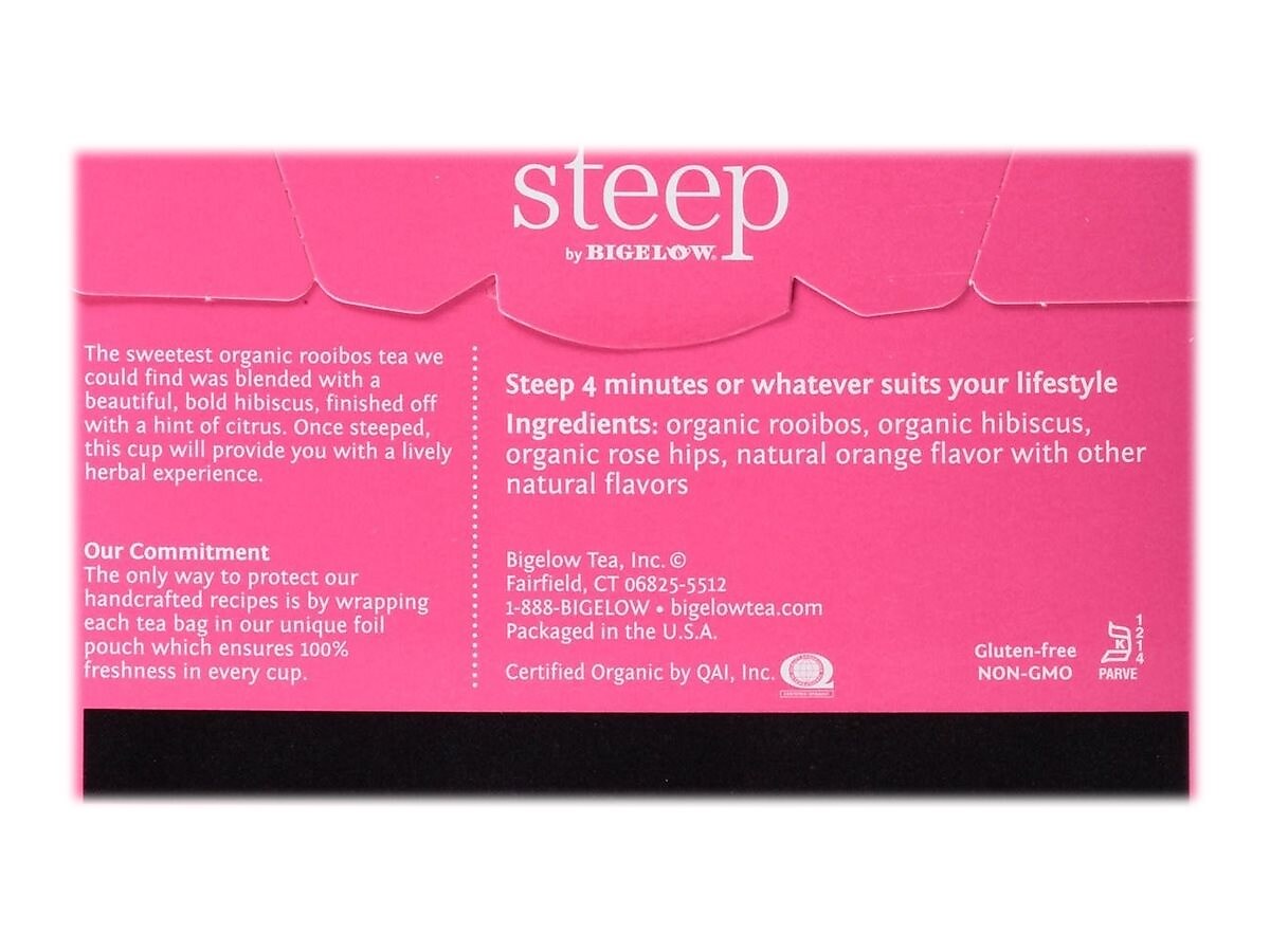 Steep Herbal Tea Bags, 20/Box