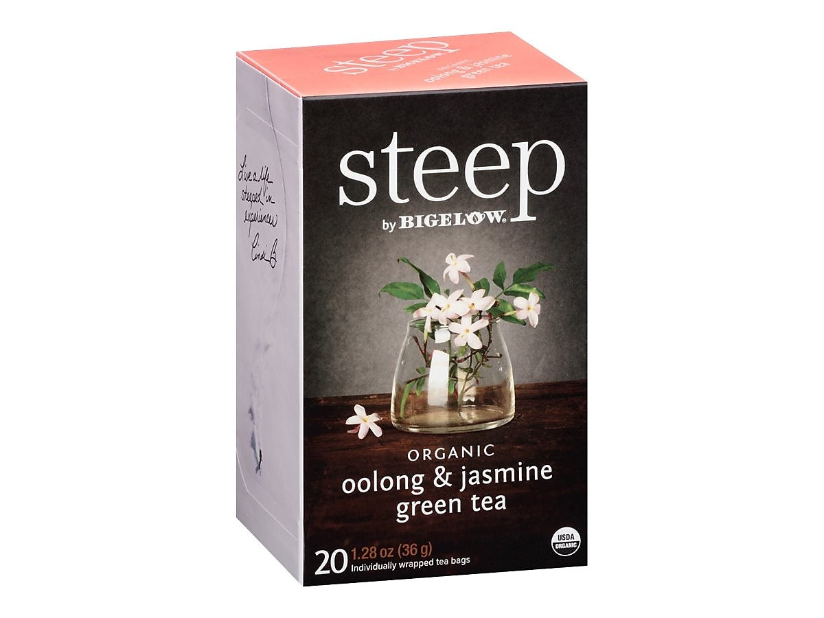 Steep Oolong and Jasmine Tea Bags, 20/Box