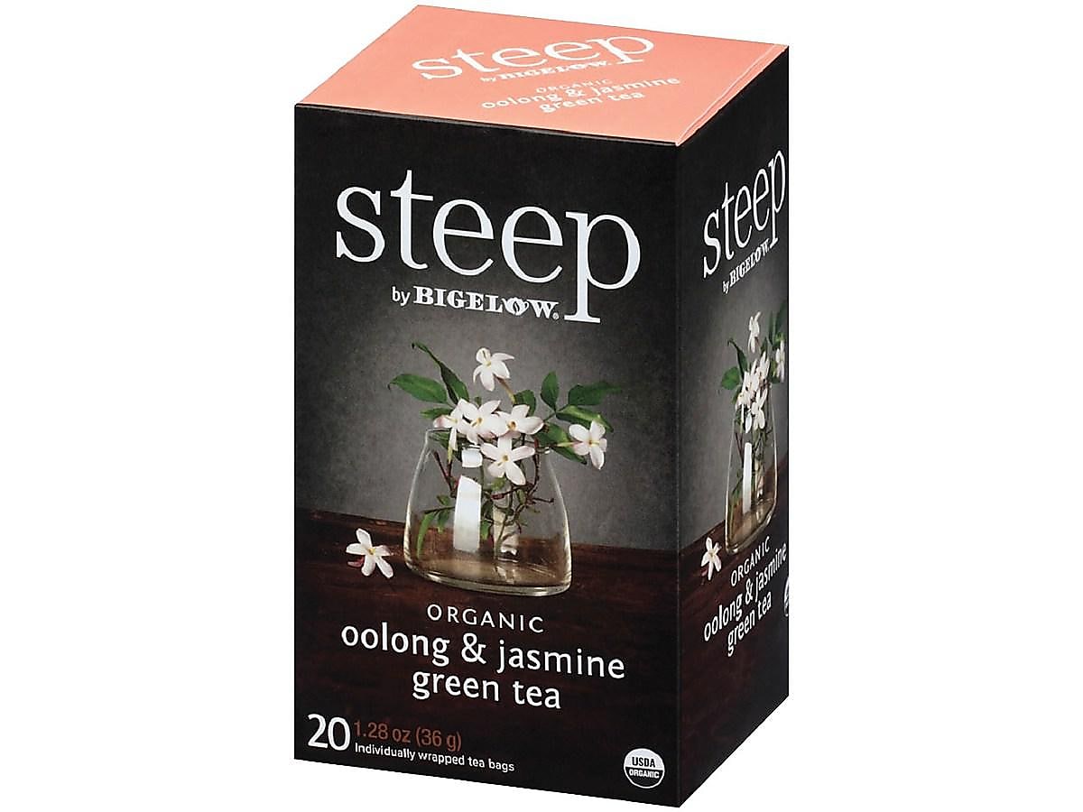 Steep Oolong and Jasmine Tea Bags, 20/Box