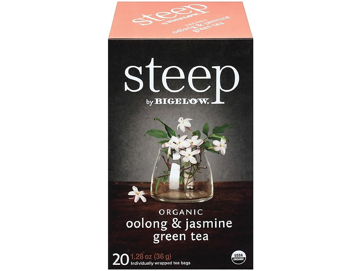Steep Oolong and Jasmine Tea Bags, 20/Box