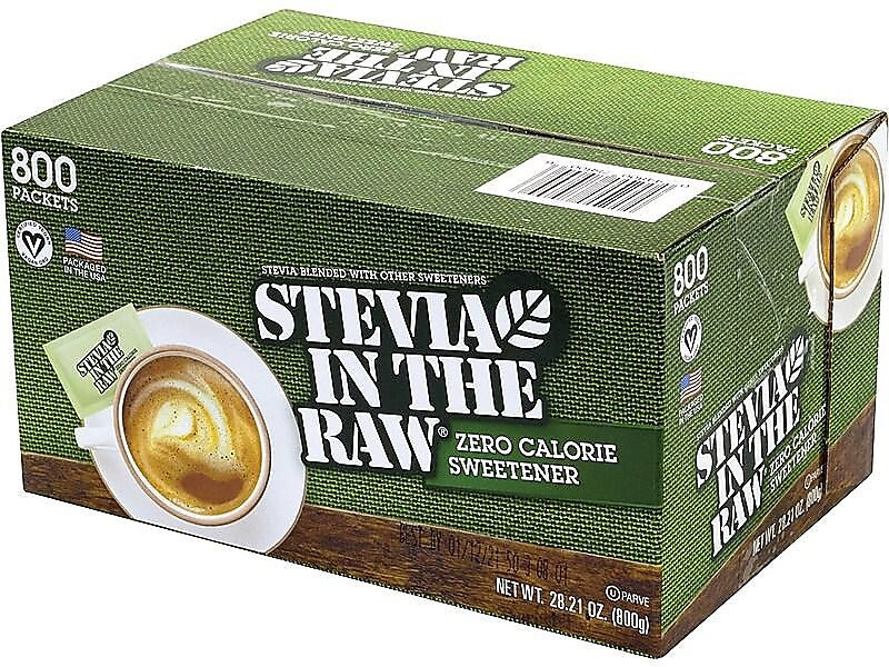 Stevia In The Raw Artificial Sweeteners, 800/Box