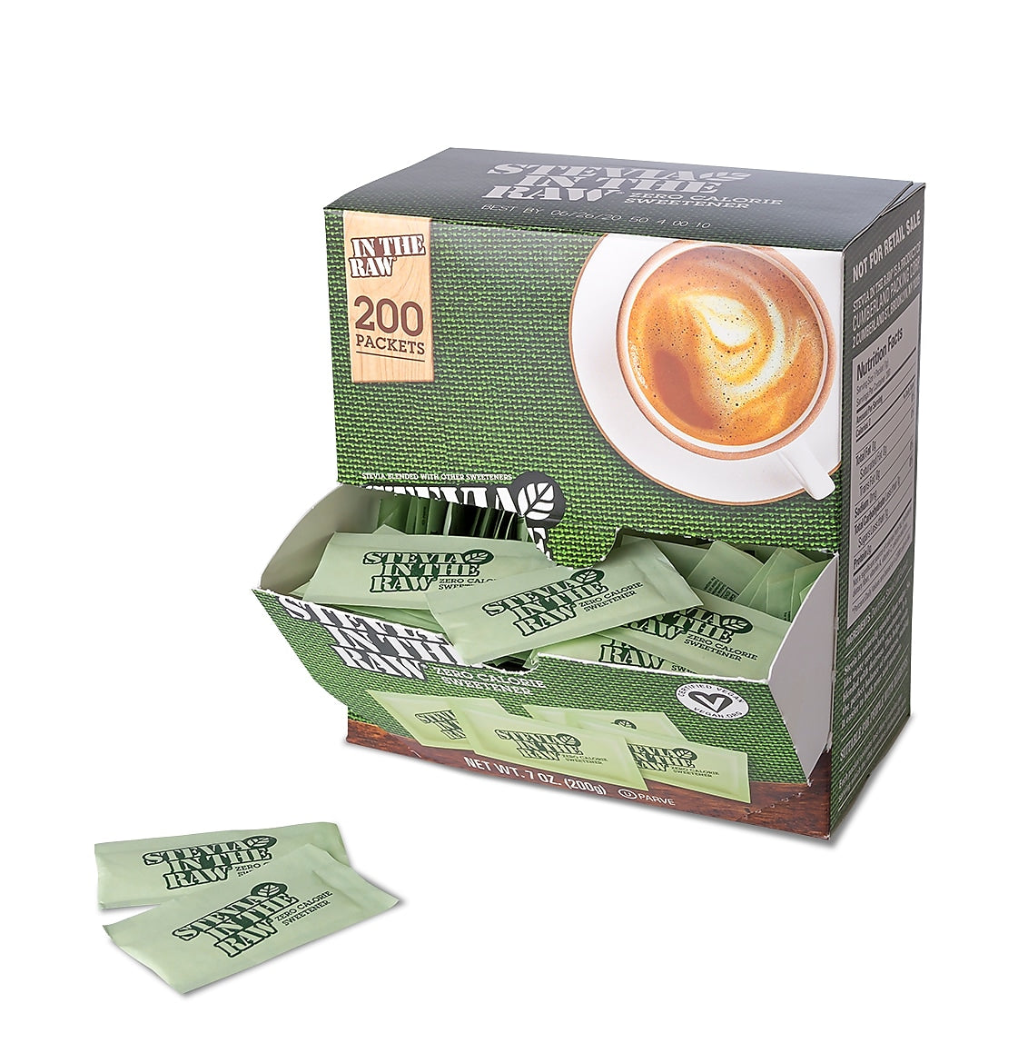 Stevia In The Raw Natural Sweeteners, 200/Box
