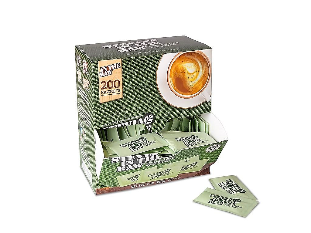Stevia In The Raw Natural Sweeteners, 200/Box
