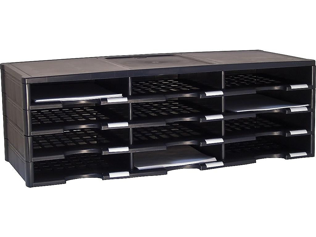 Storex 12-Compartment Literature Organizer, 31.4