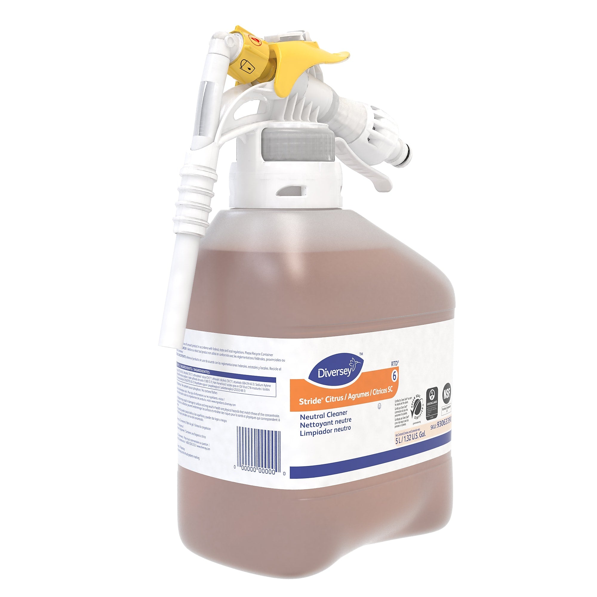 Stride SC 3 Multipurpose Cleaner for Diversey RTD, Citrus Scent, 168.96oz.