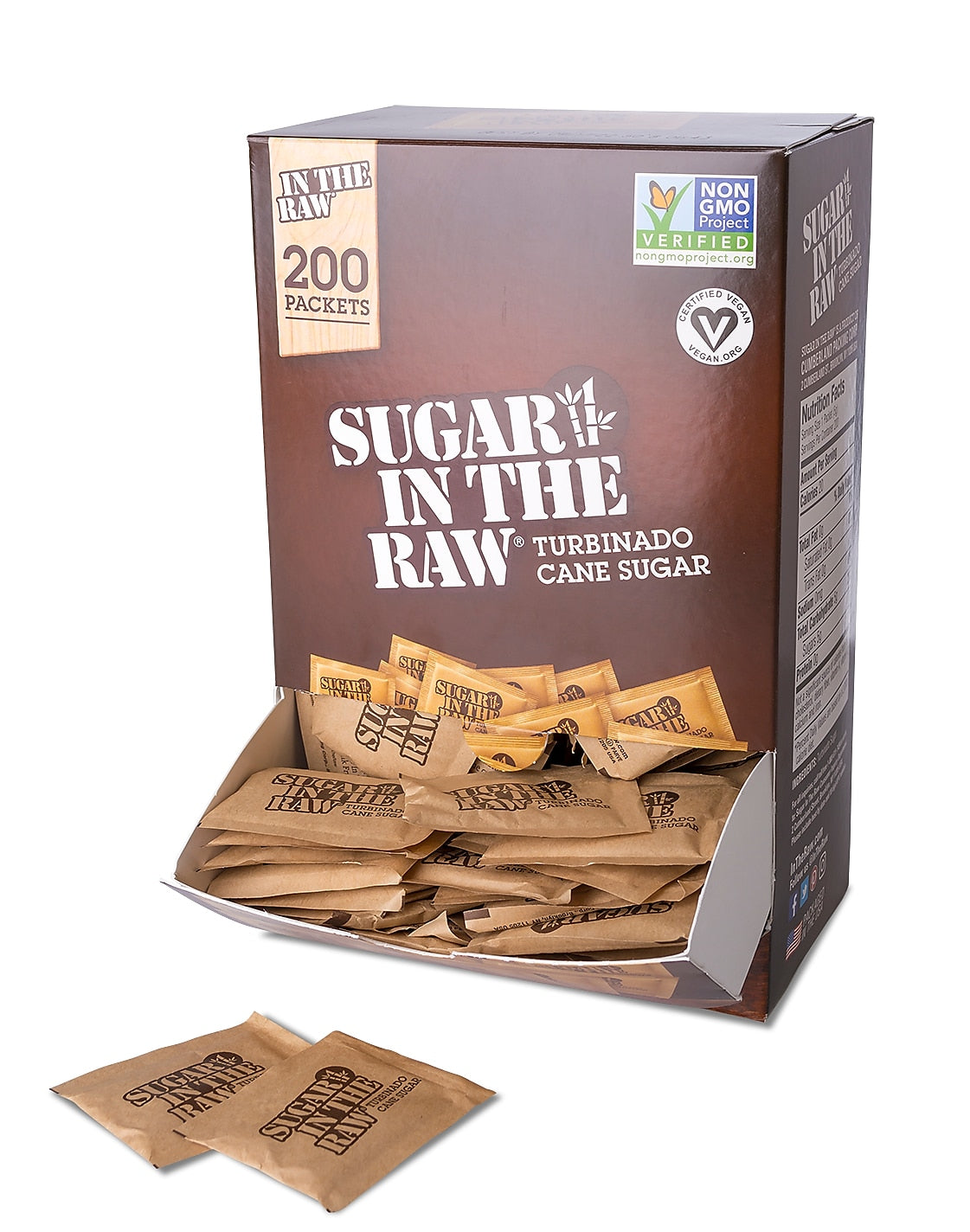 Sugar In The Raw, 200 Packets/Box