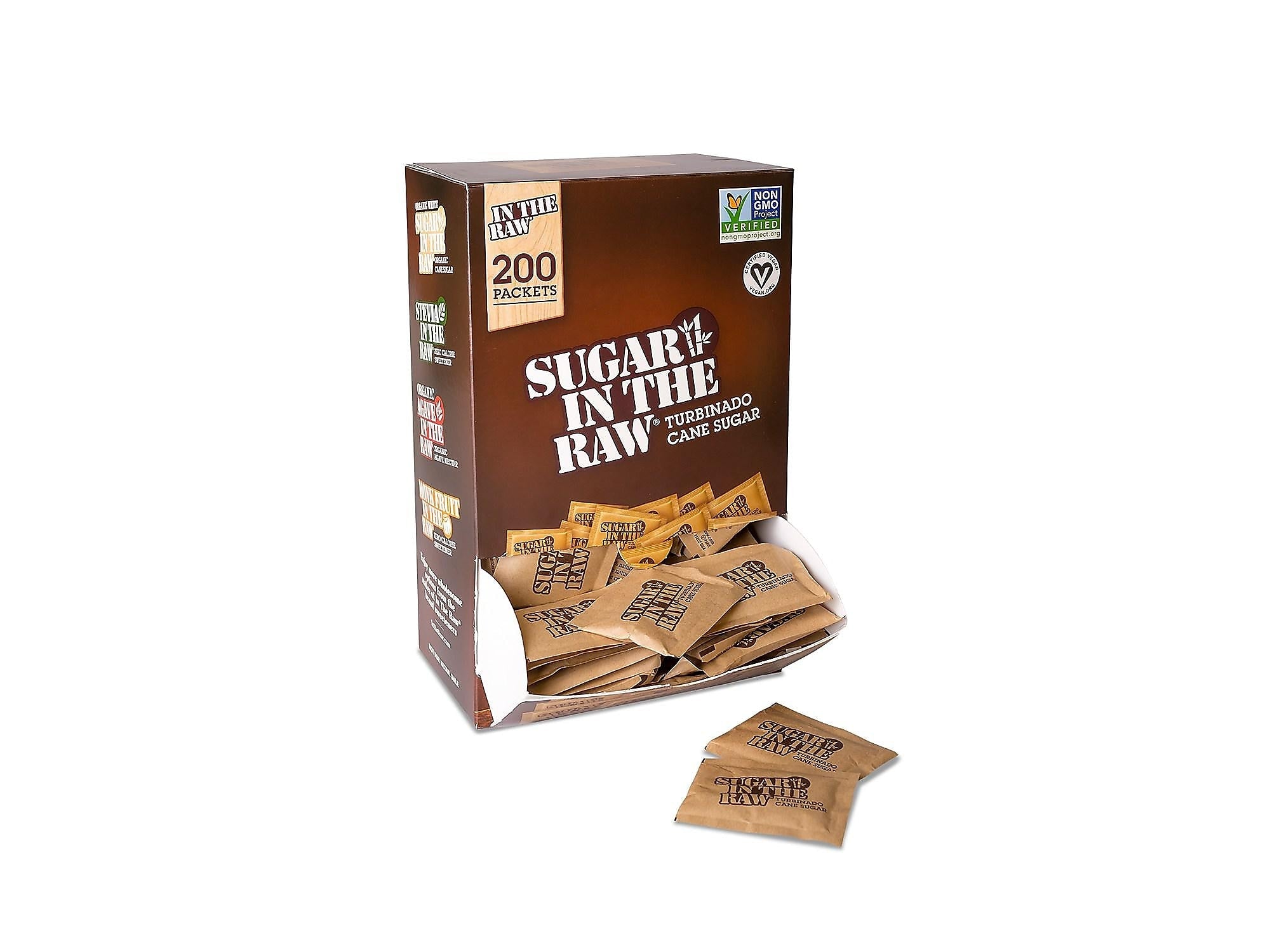 Sugar In The Raw, 200 Packets/Box