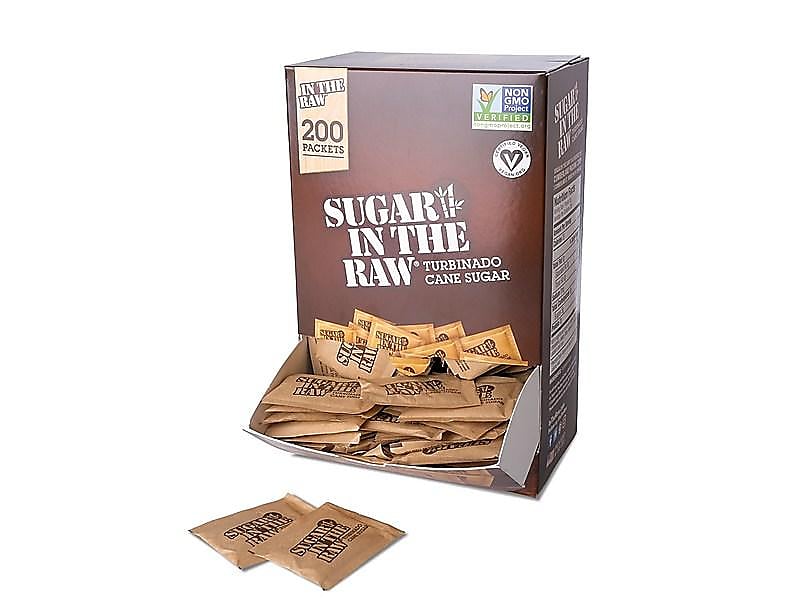 Sugar In The Raw, 200 Packets/Box