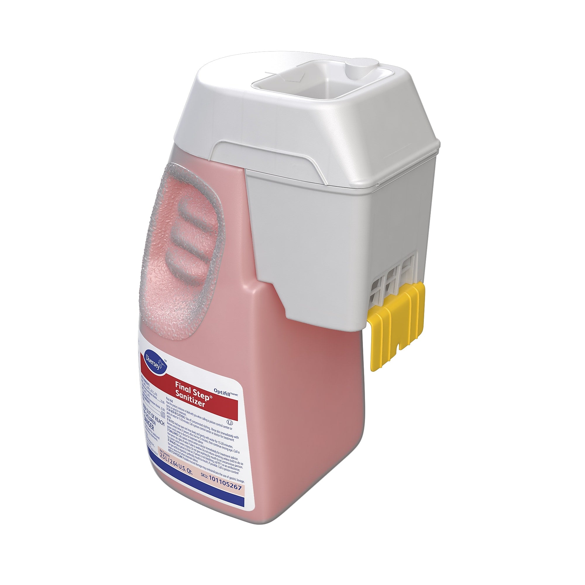 SUMA Final Step Sanitizer Disinfectant for Diversey Optifill, Quaternary Scent, 84.5oz.