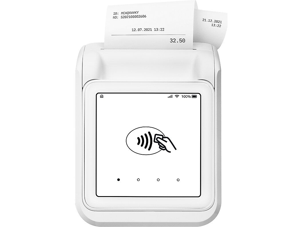 SumUp Solo 815620001 Mobile NFC/EMV Card Reader and Printer Bundle