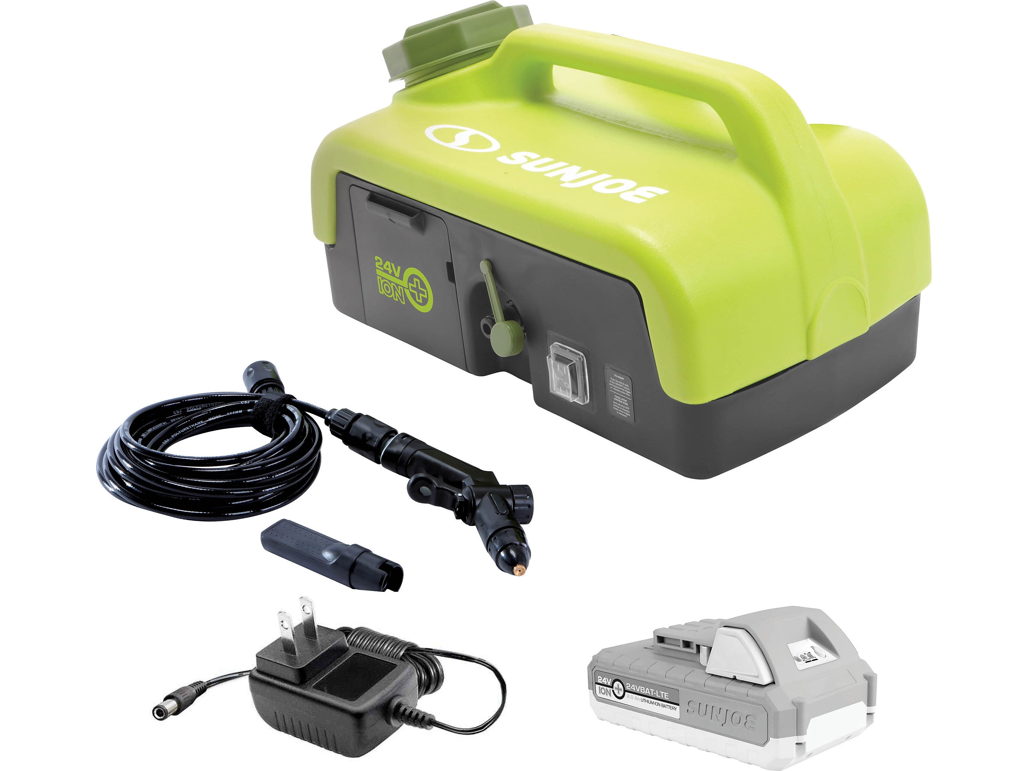 Sun Joe Go-Anywhere Portable Spray Washer Kit, 24V