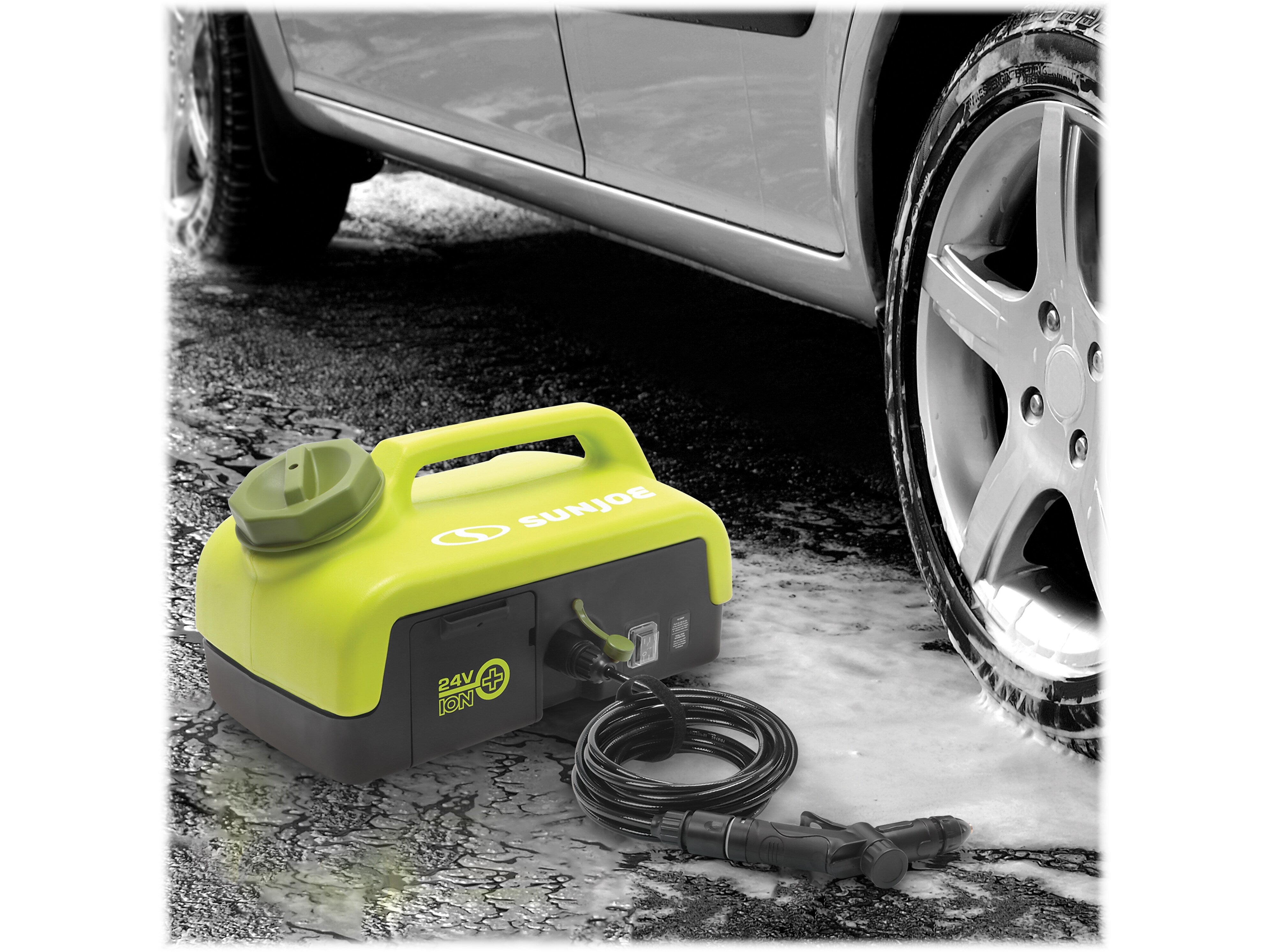 Sun Joe Go-Anywhere Portable Spray Washer Kit, 24V