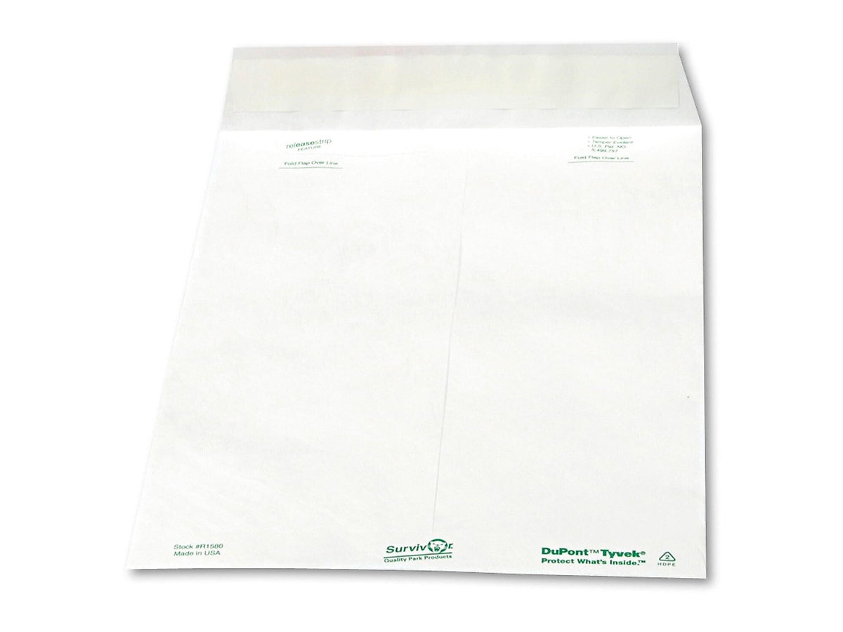 Survivor Self Seal Catalog Envelopes, 13" x 10", White, 100/Box