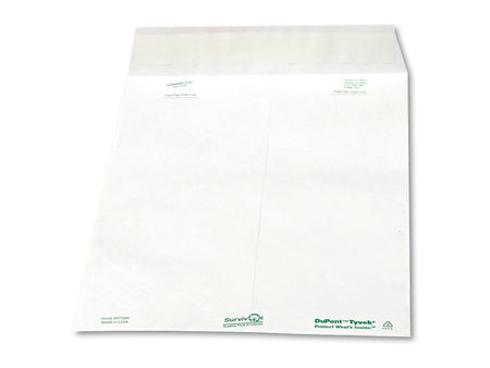 Survivor Self Seal Catalog Envelopes, 13" x 10", White, 100/Box