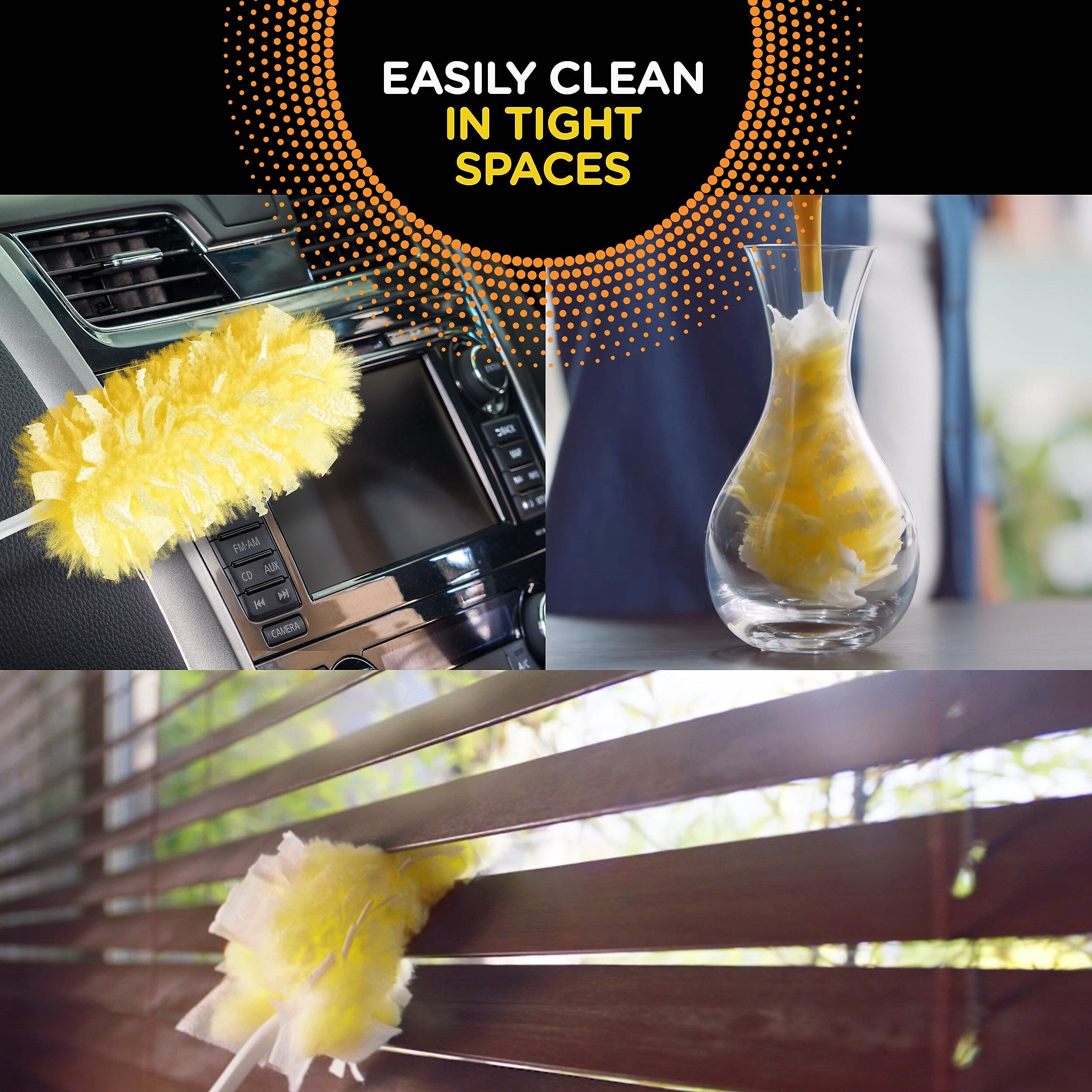 Swiffer 360 Heavy Duty 6 ft. Extendable Starter Dusting Kit, Multicolor