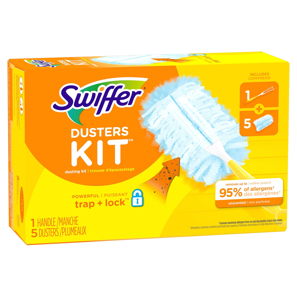 Swiffer Dusters Blend Kit, Blue, 5/Box