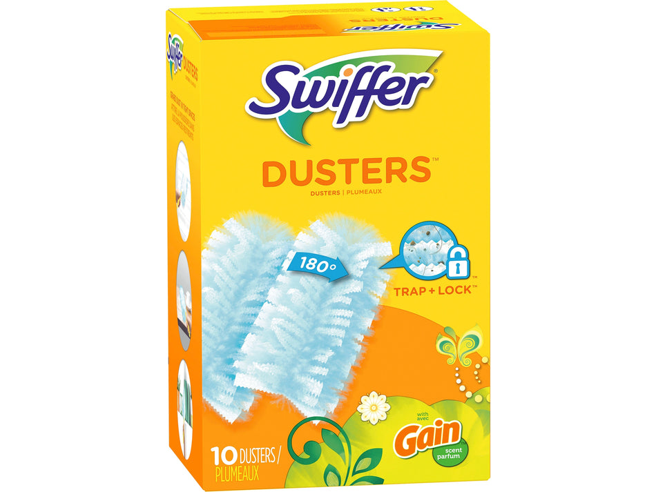 Swiffer Heavy Duty Dusters Refills, Gain, Blue, 10/Pack