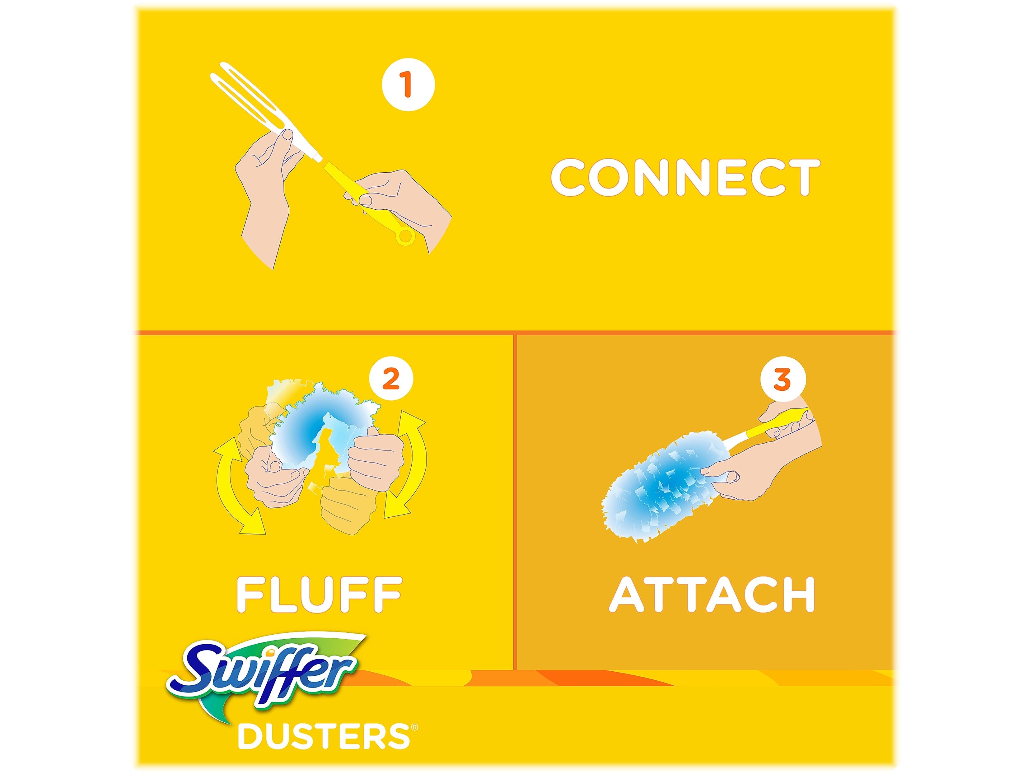 Swiffer Heavy Duty Dusters Refills, Gain, Blue, 10/Pack