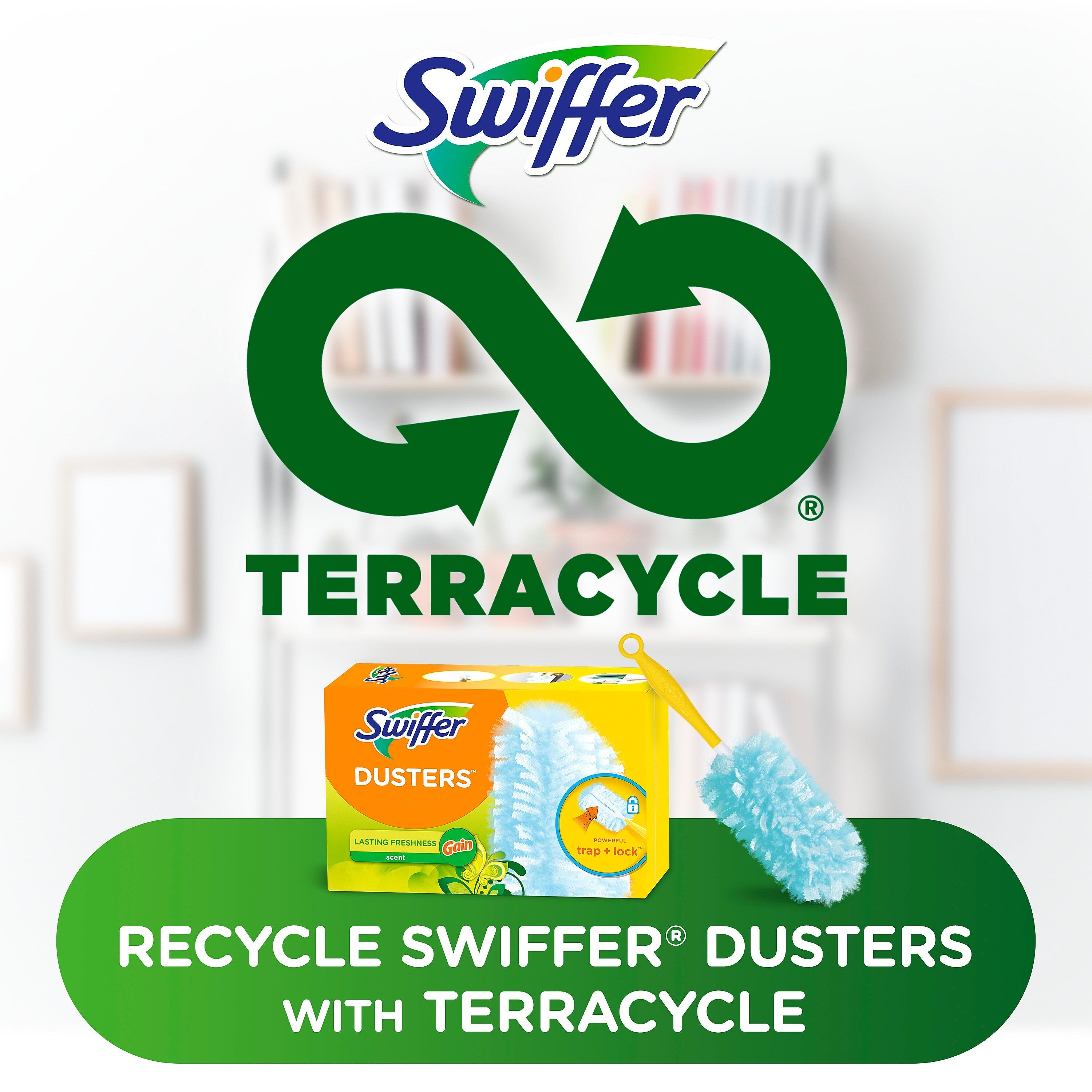 Swiffer Heavy Duty Dusters Starter Kit, Gain, Blue