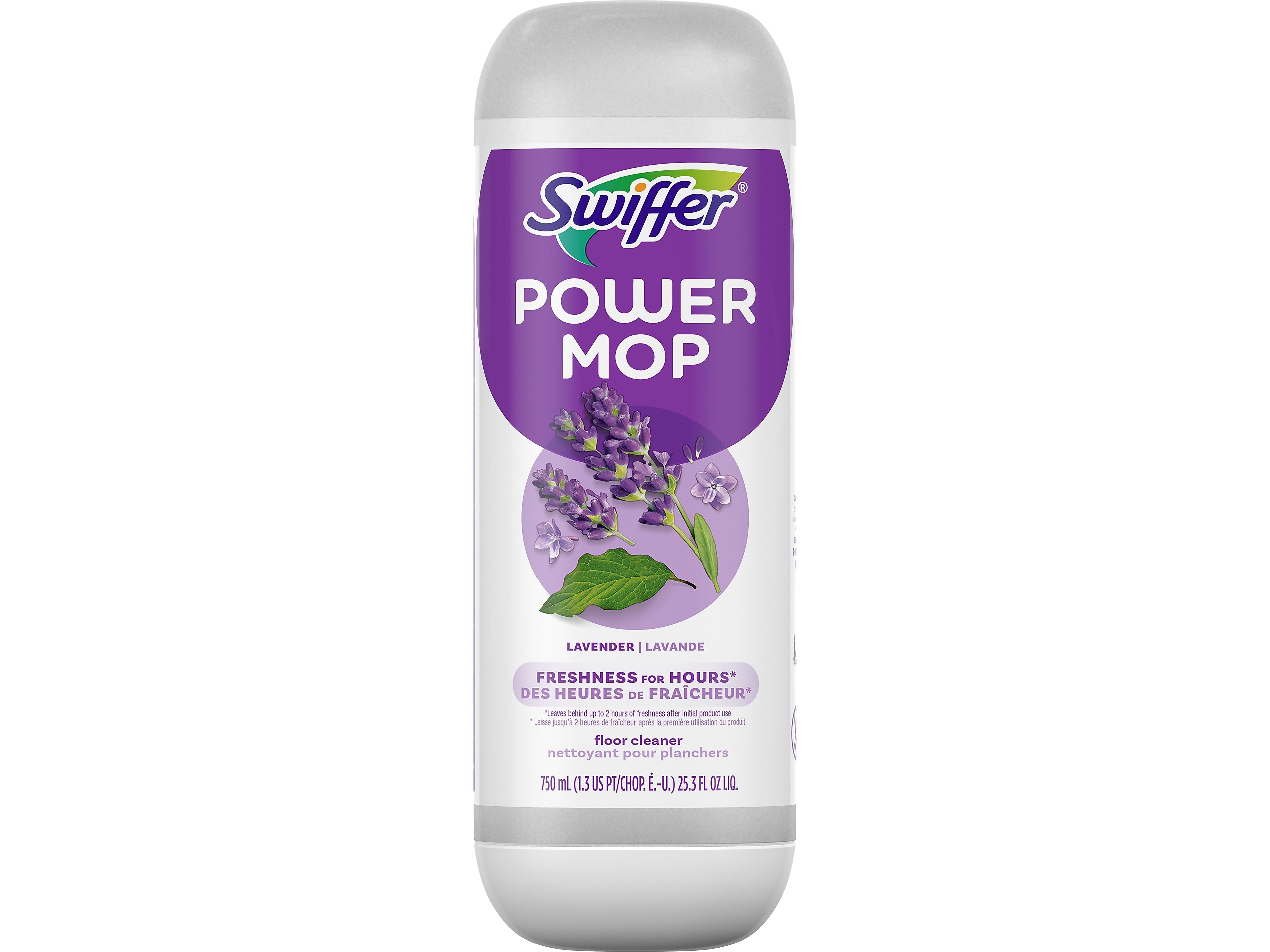 Swiffer PowerMop Deodorizing Floor Cleaner Refill, Lavender Scent, 25.3 Fl. Oz.