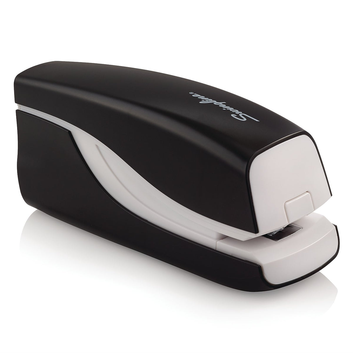 Swingline Breeze Electric Desktop Stapler, 20-Sheet Capacity, Staples Included, Black/White