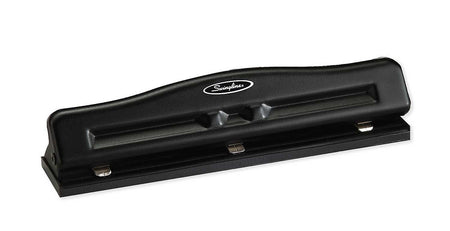 Swingline Commercial Desktop Adjustable Hole Punch, 11 Sheet Capacity, Black