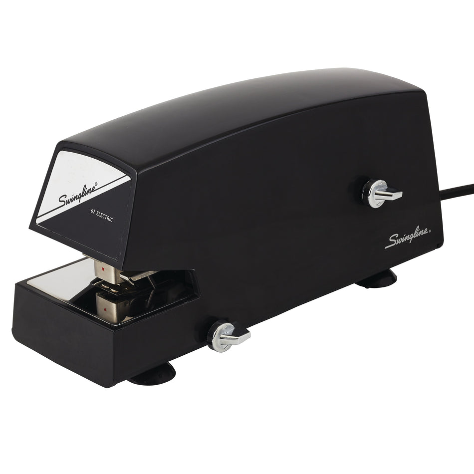 Swingline Commercial Electric Desktop Stapler, 20-Sheet Capacity, Staples Included, Black/Silver