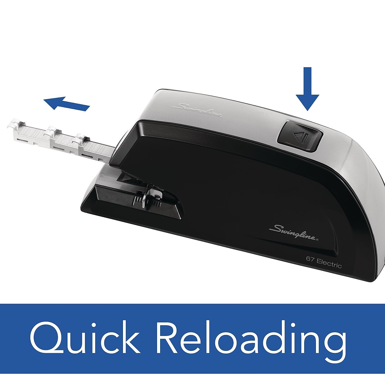 Swingline Commercial Electric Desktop Stapler, 20-Sheet Capacity, Staples Included, Black/Silver