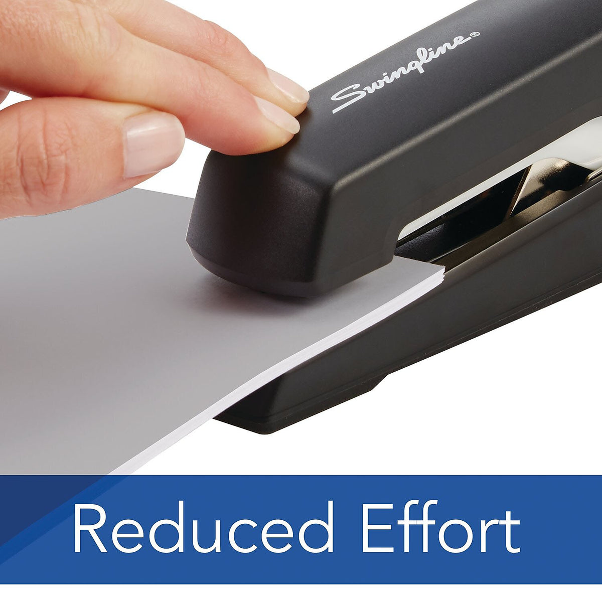 Swingline Desktop Stapler, 60-Sheet Capacity, Staples Included, Black/Grey