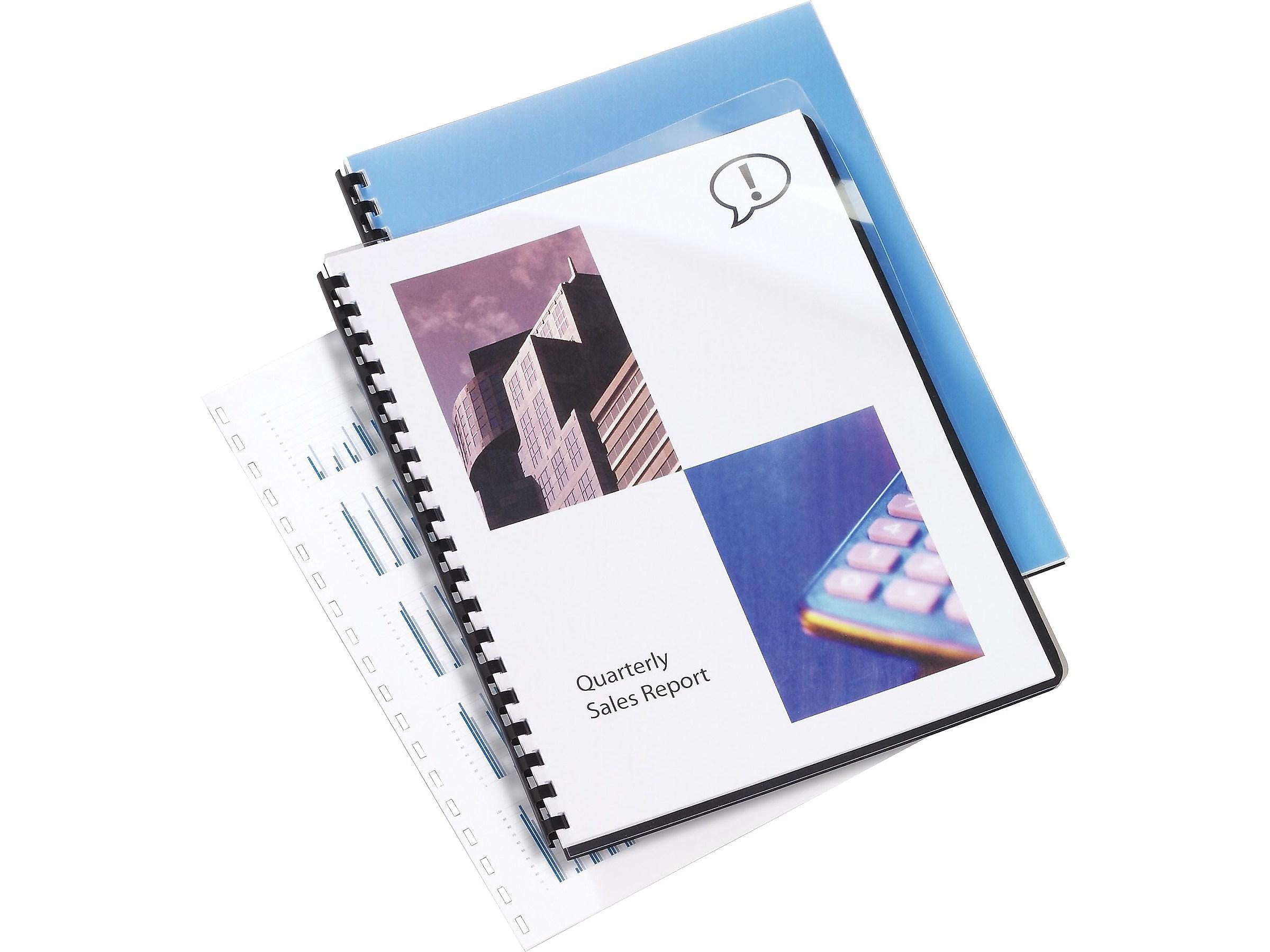 Swingline GBC Clear View Presentation Covers, 8.75