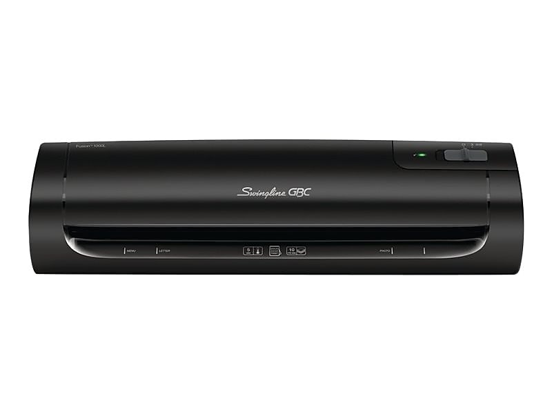 Swingline GBC Fusion 1000L Thermal & Cold Laminator, 12" Width, Black