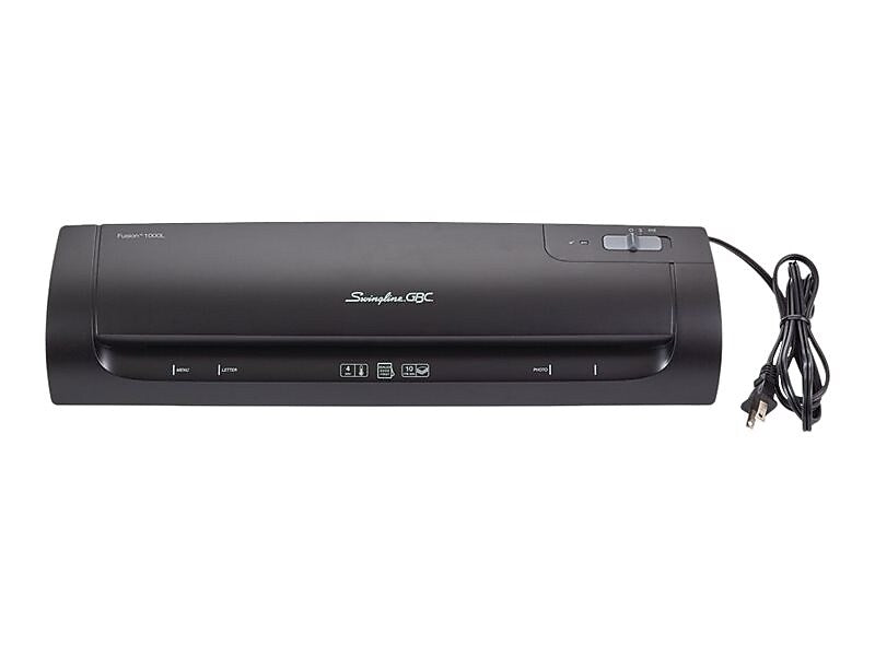 Swingline GBC Fusion 1000L Thermal & Cold Laminator, 12" Width, Black