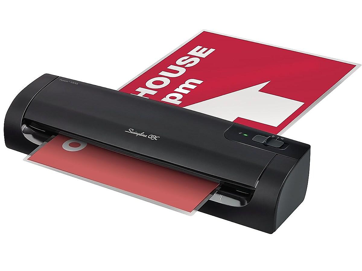 Swingline GBC Fusion 1000L Thermal & Cold Laminator, 12" Width, Black