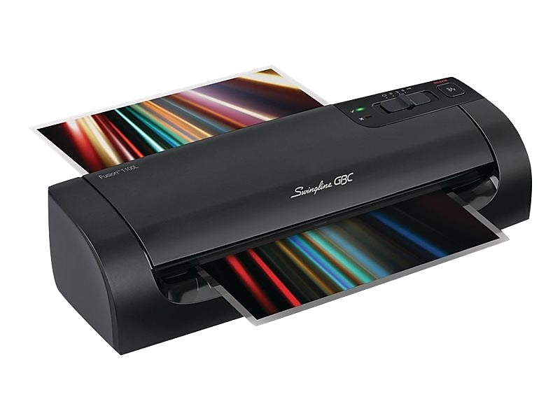 Swingline GBC Fusion 1100L Thermal & Cold Laminator, 9" Width, Black