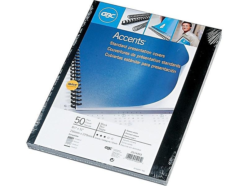 Swingline GBC Solids Standard Presentation Covers Presentation Covers, 8.5