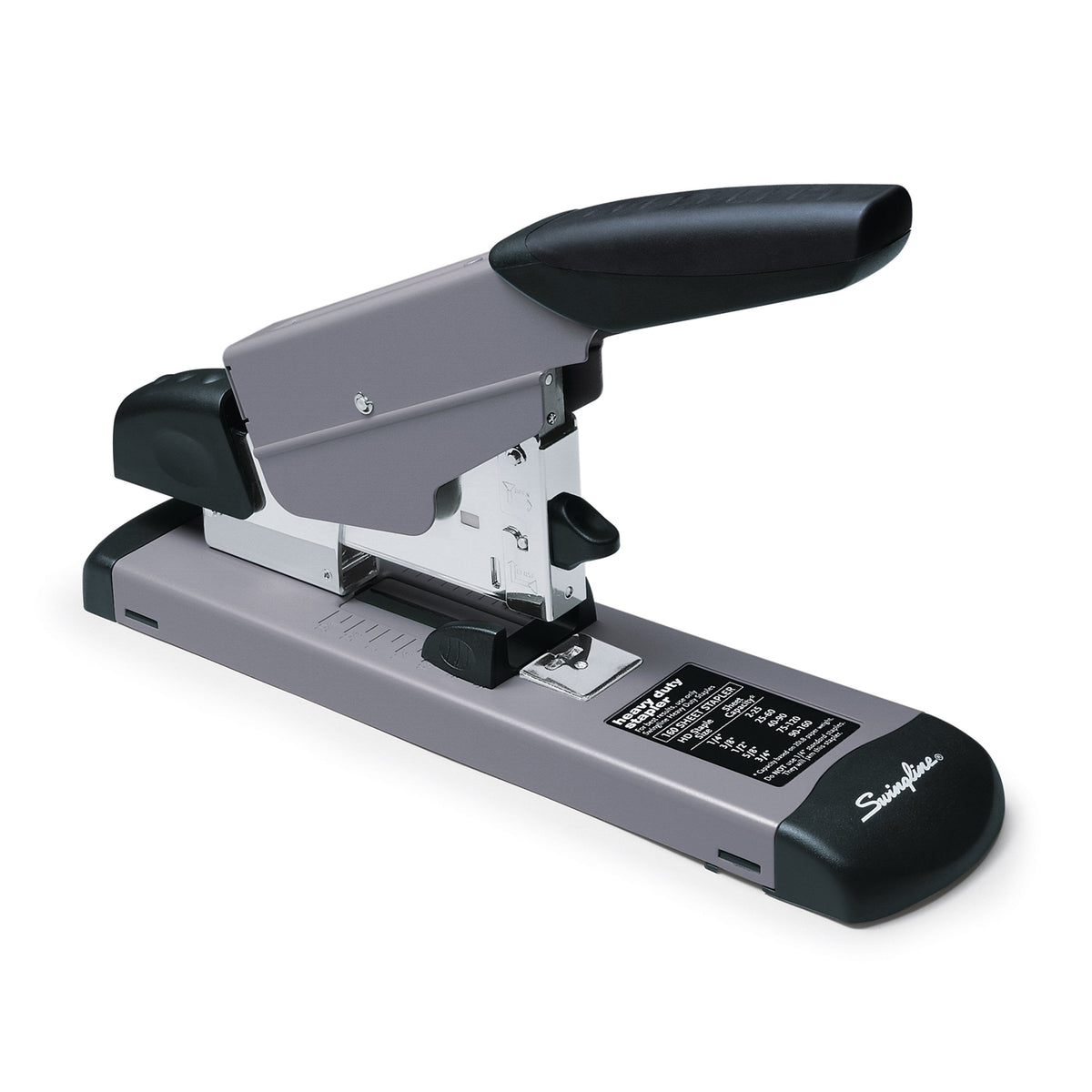 Swingline Heavy Duty Desktop Stapler, 160-Sheet Capacity, Black/Gray