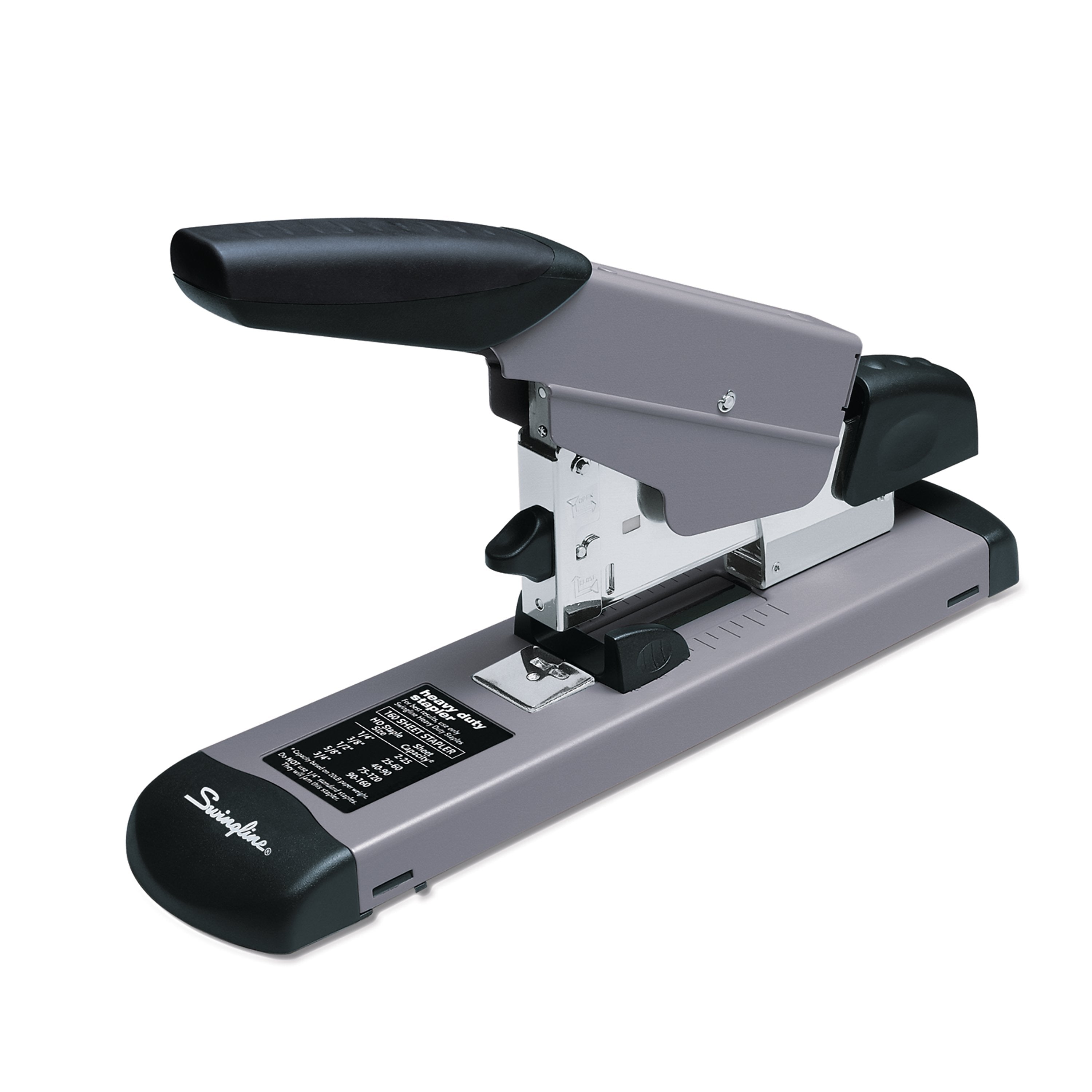 Swingline Heavy Duty Desktop Stapler, 160-Sheet Capacity, Black/Gray
