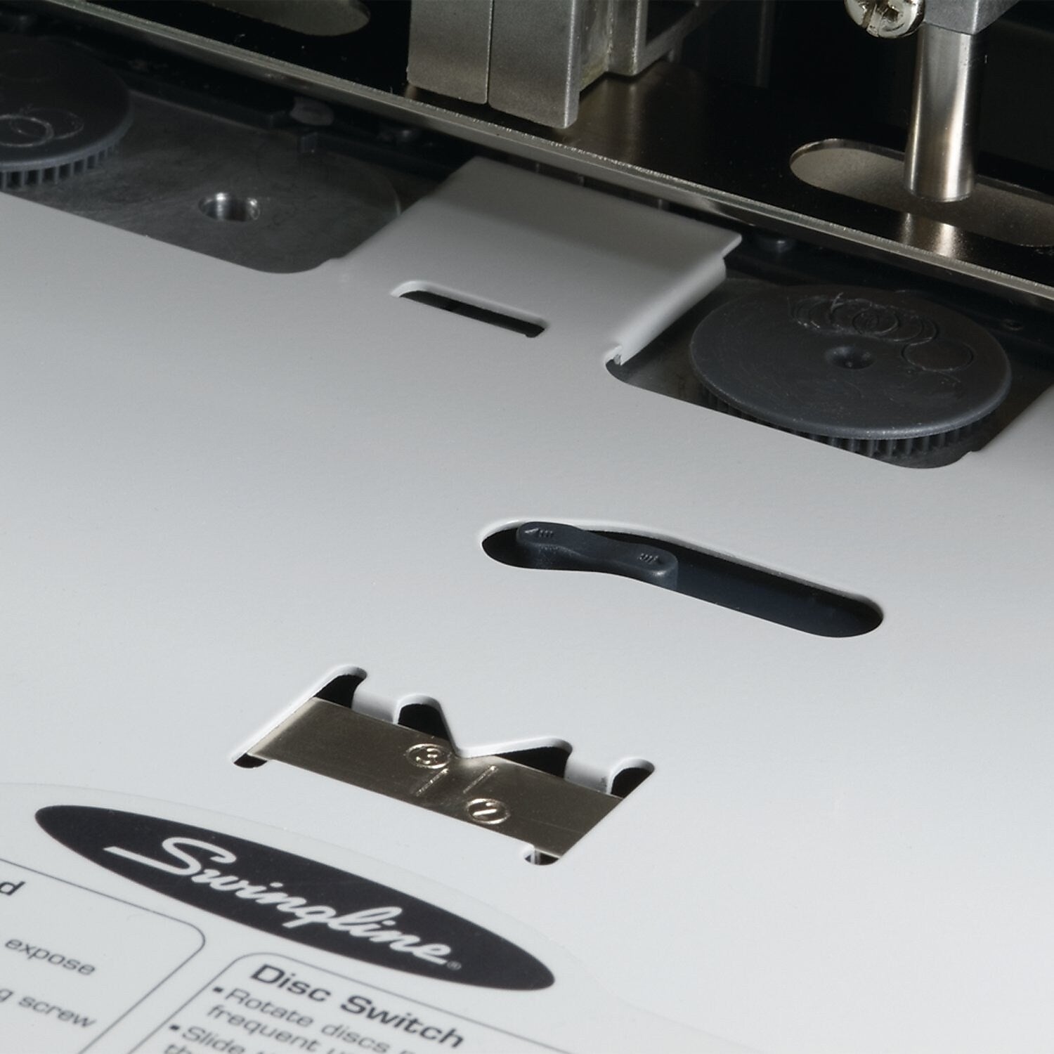 Swingline High Capacity Desktop Adjustable Hole Punch, 160 Sheet Capacity, Gray