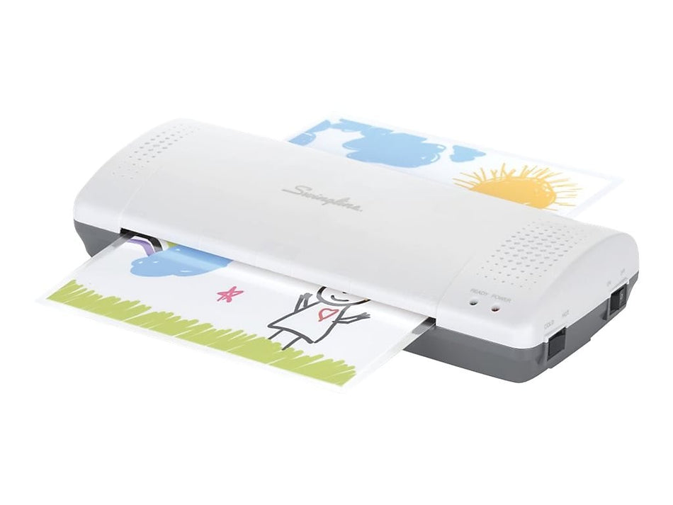 Swingline Inspire Thermal & Cold Laminator, 9" Width, White/Gray