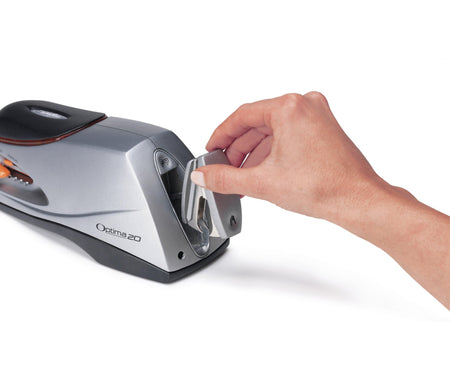 Swingline Optima 20 Electric Desktop Stapler, 20-Sheet Capacity, Staples Included, Gray/Silver