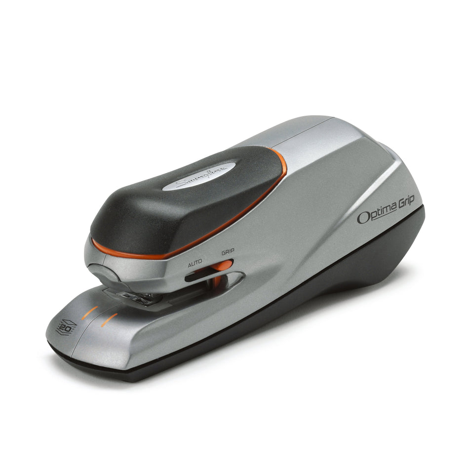 Swingline Optima 20 Electric Handheld Stapler, 20-Sheet Capacity, Staples Included, Gray/Silver