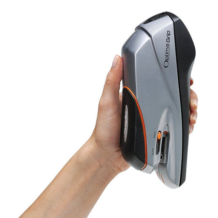 Swingline Optima 20 Electric Handheld Stapler, 20-Sheet Capacity, Staples Included, Gray/Silver