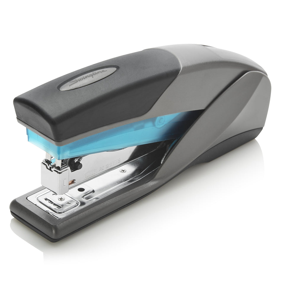 Swingline Optima 25 Desktop Stapler, 25-Sheet Capacity, Staples Included, Blue/Gray