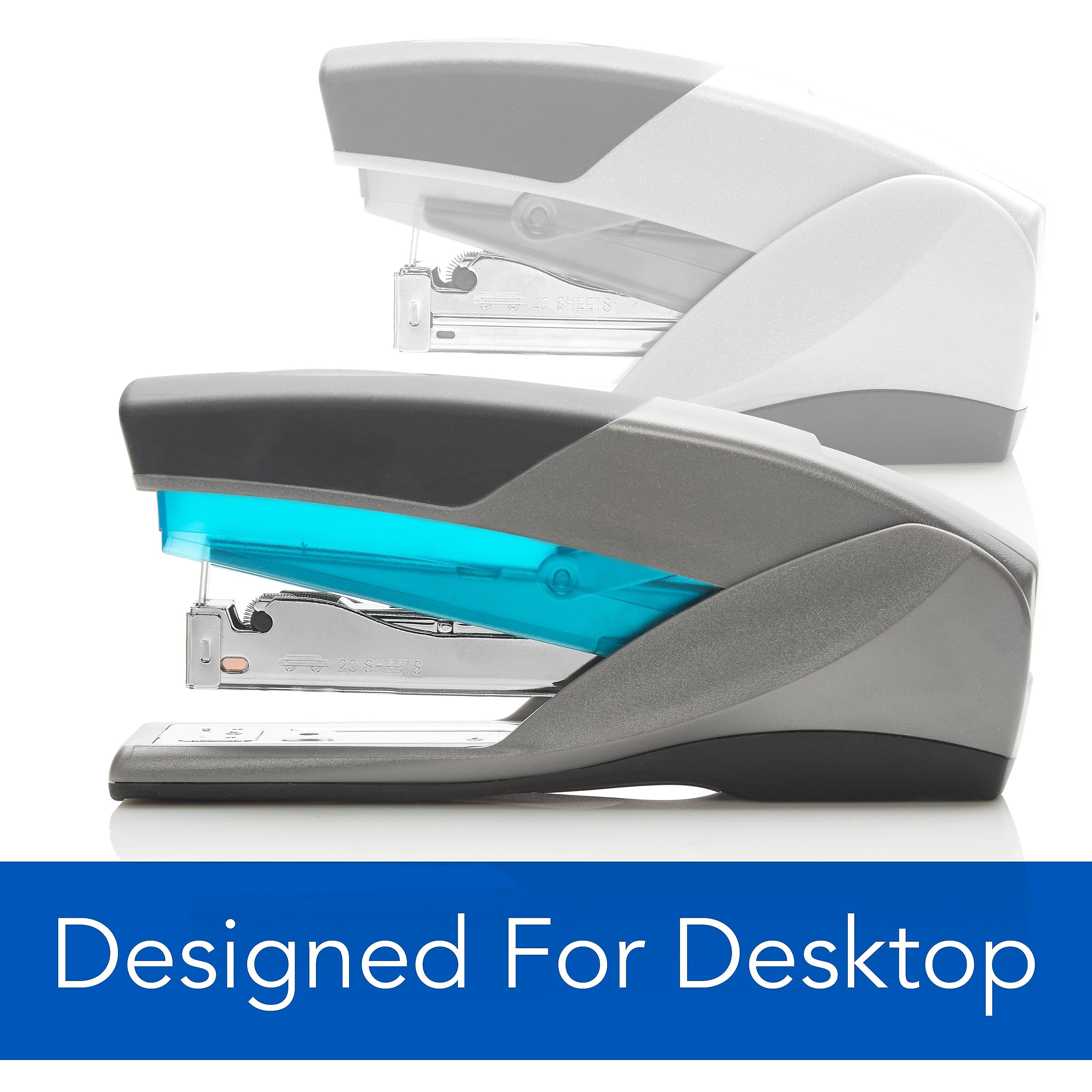 Swingline Optima 25 Desktop Stapler, 25-Sheet Capacity, Staples Included, Blue/Gray