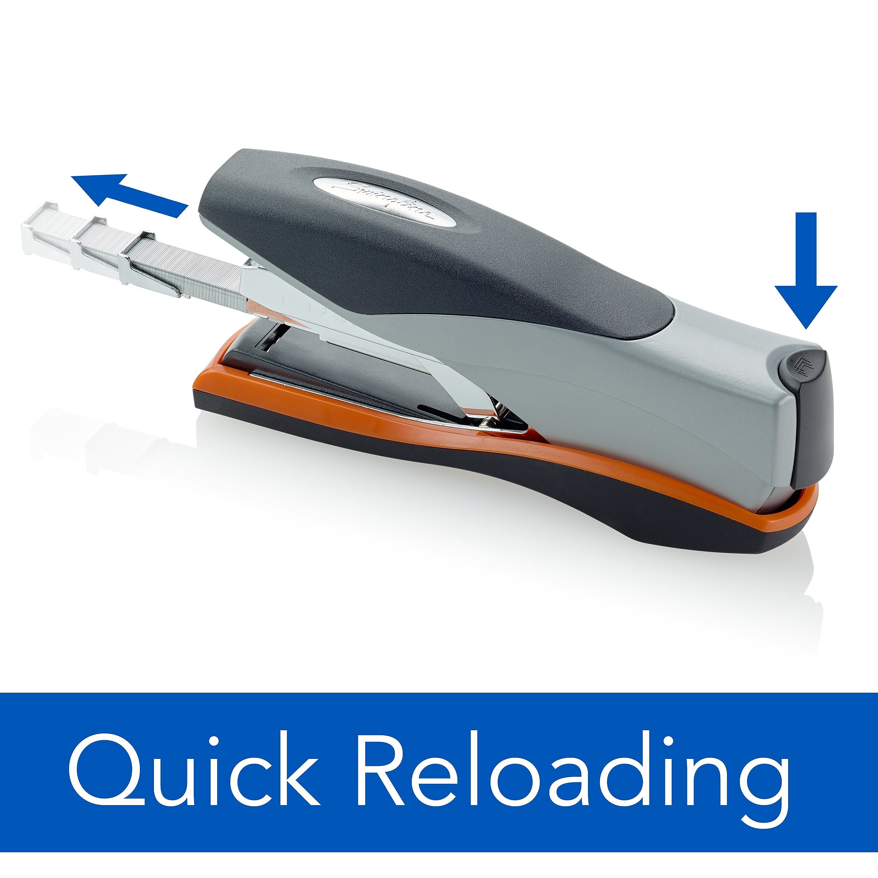 Swingline Optima 40 Desktop Stapler, 40-Sheet Capacity, Staples Included, Silver/Black