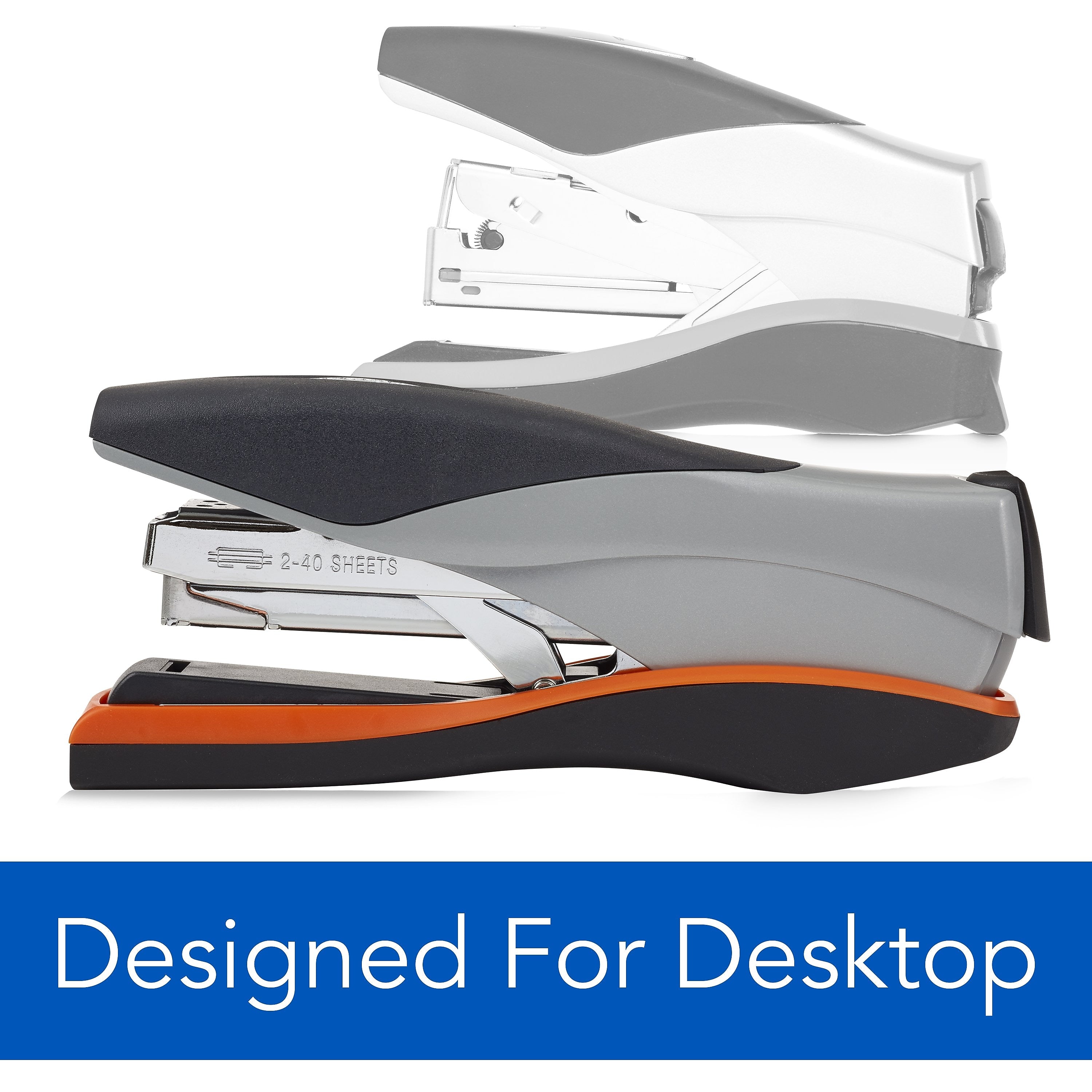Swingline Optima 40 Desktop Stapler, 40-Sheet Capacity, Staples Included, Silver/Black