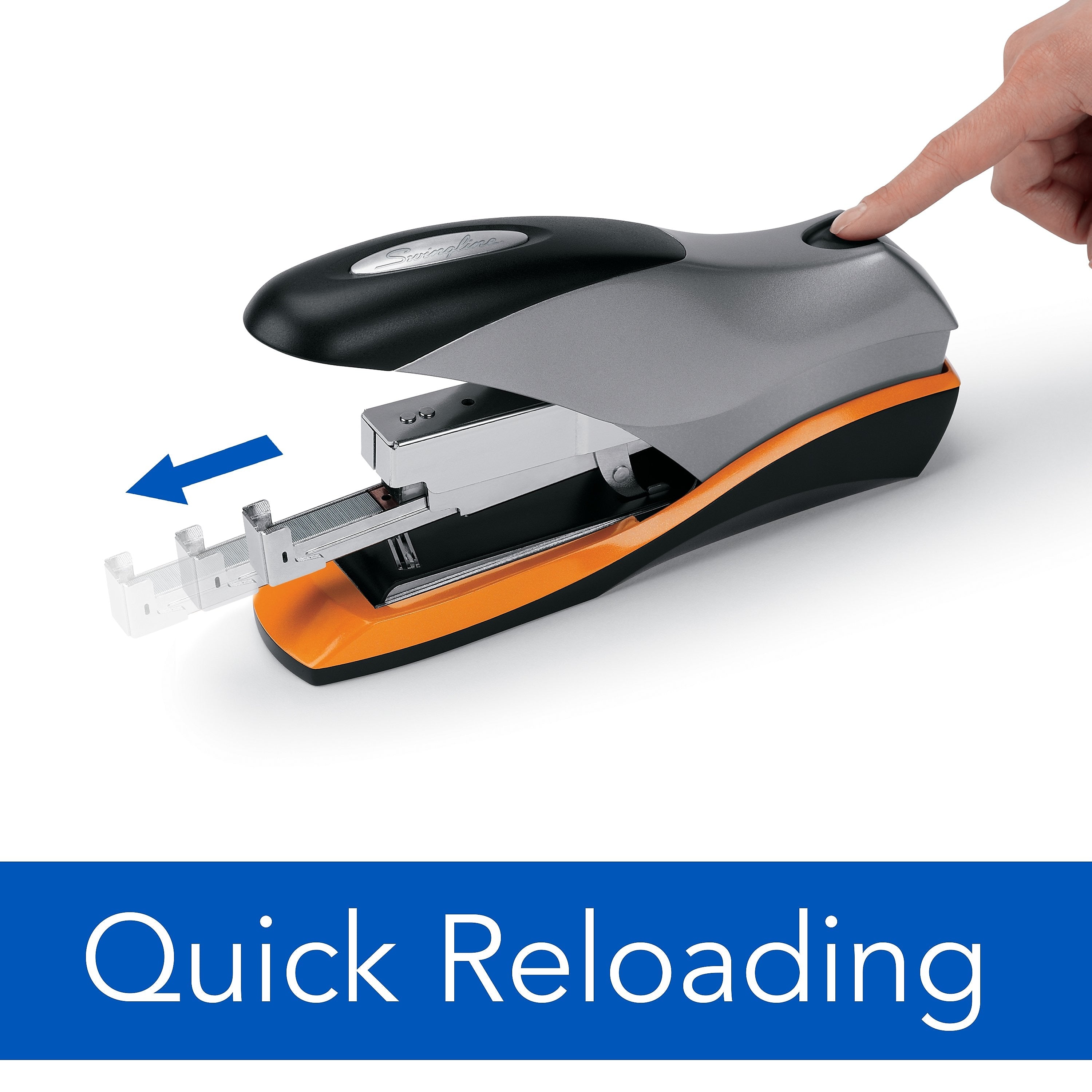 Swingline Optima 70 Desktop Stapler, 70-Sheet Capacity, Staples Included, Silver